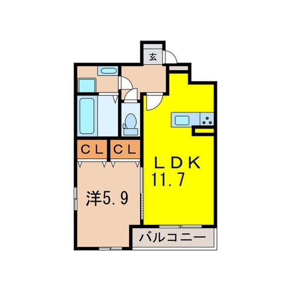 チェーンパレス上甲子園の物件間取画像