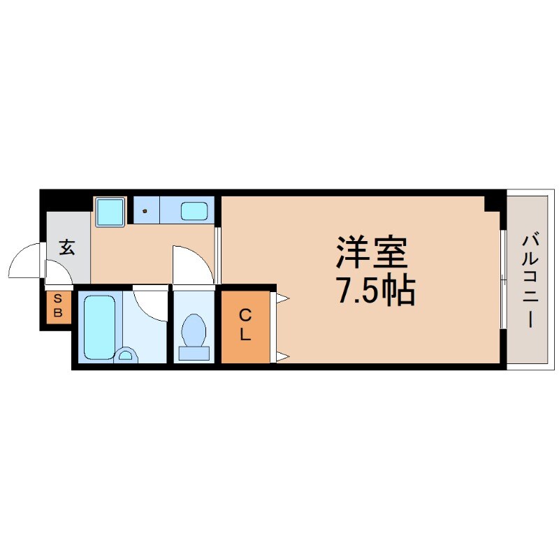 塚口駅 徒歩6分 4階の物件間取画像