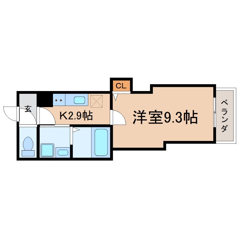 大物駅 徒歩13分 1階の物件間取画像