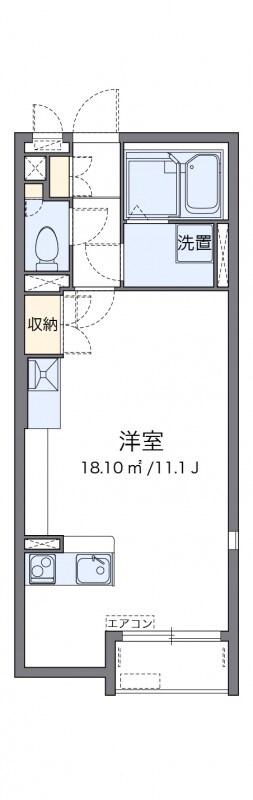 多田駅 徒歩15分 2階の物件間取画像