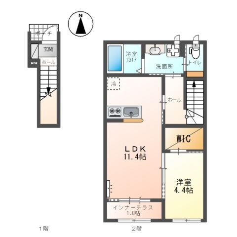 イリオスの物件間取画像