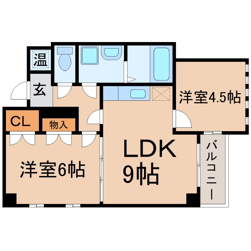 尼崎駅 徒歩9分 4階の物件間取画像