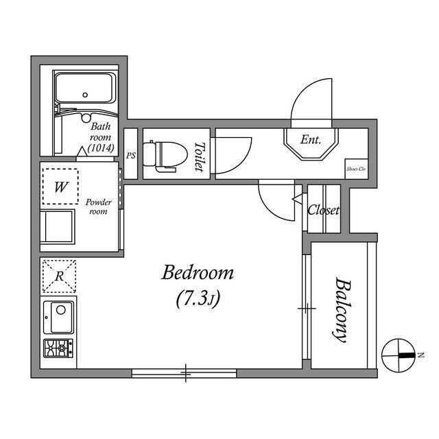 ハーモニーテラス庄内幸町の物件間取画像
