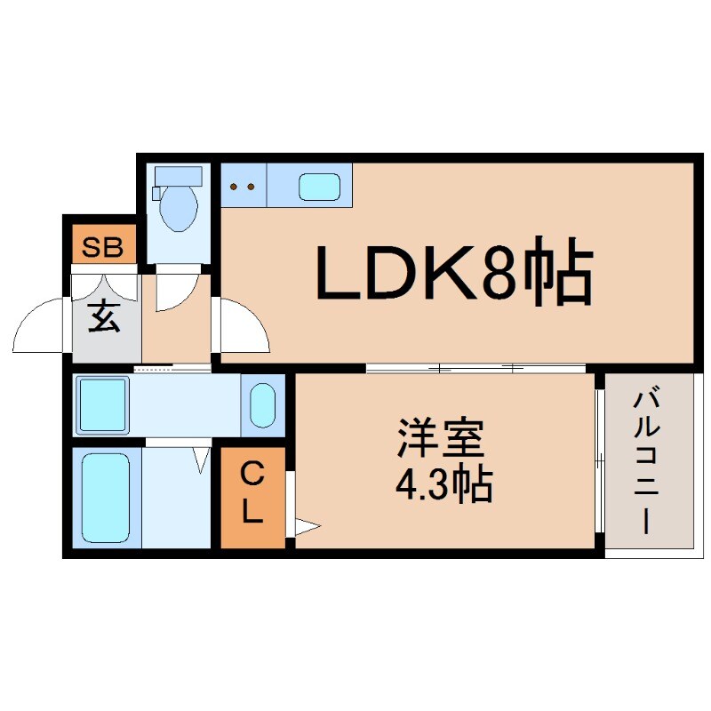 姫島駅 徒歩11分 3階の物件間取画像