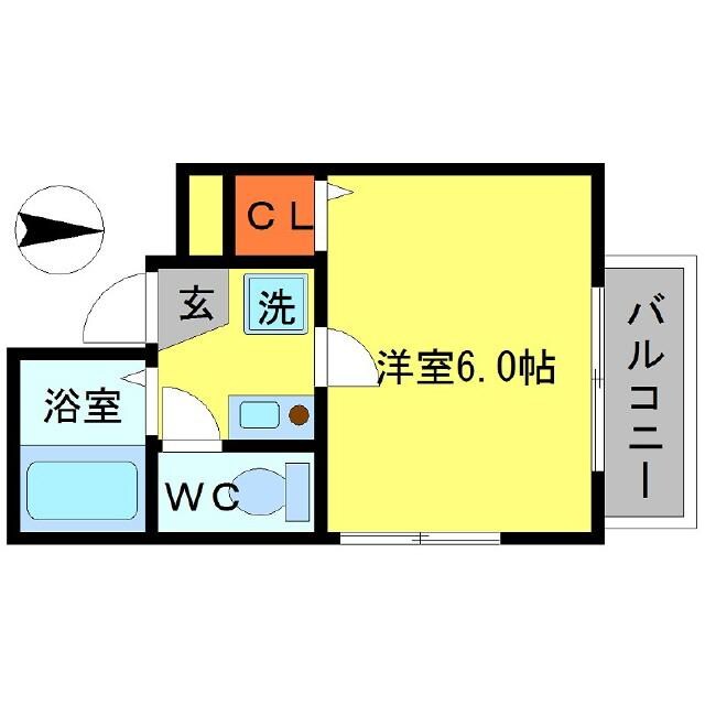 山田駅 バス12分  下山田下車：停歩1分 3階の物件間取画像