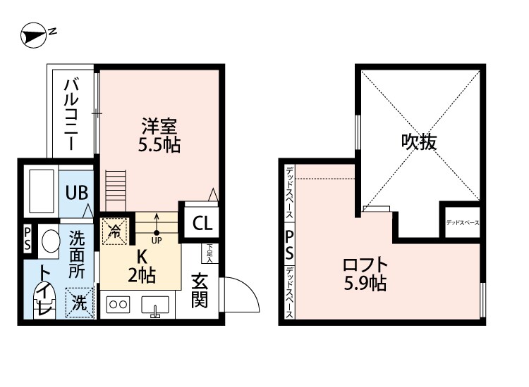 ラヴィータ御崎の物件間取画像