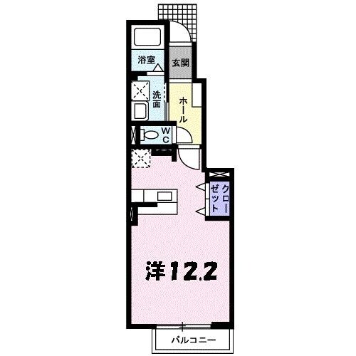 有馬口駅 徒歩2分 1階の物件間取画像