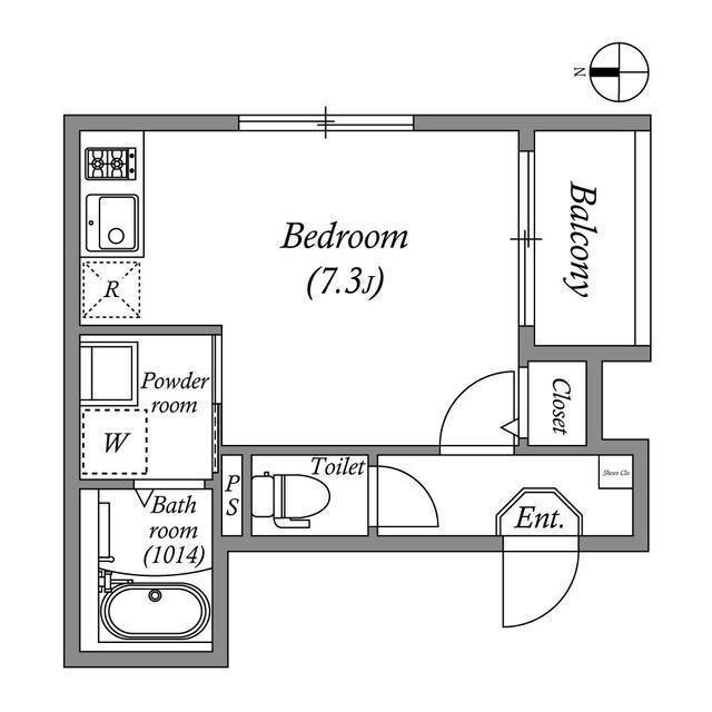 庄内駅 徒歩6分 1階の物件間取画像