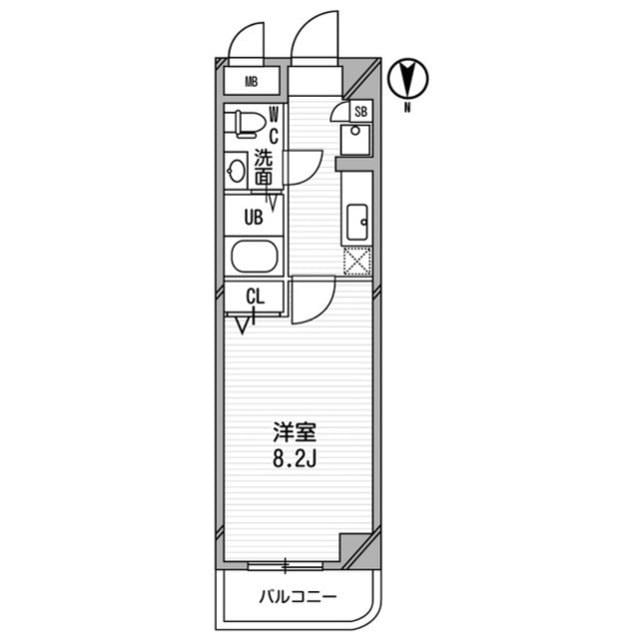 新大阪駅 徒歩7分 5階の物件間取画像