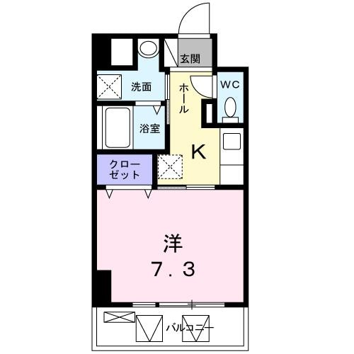 芦原橋駅 徒歩4分 1階の物件間取画像