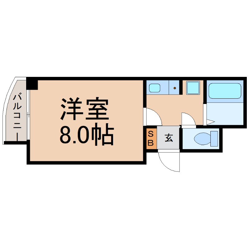 西宮駅 徒歩3分 4階の物件間取画像