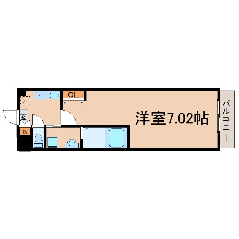 武庫之荘駅 徒歩11分 3階の物件間取画像