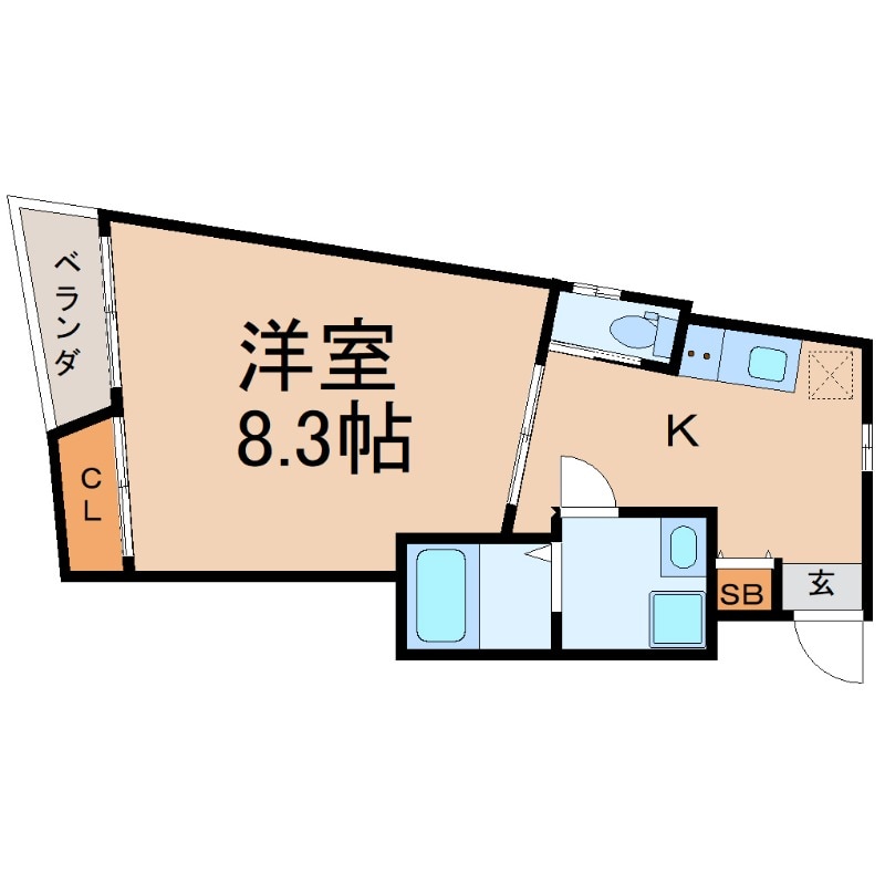 EBISCOURT東町の物件間取画像