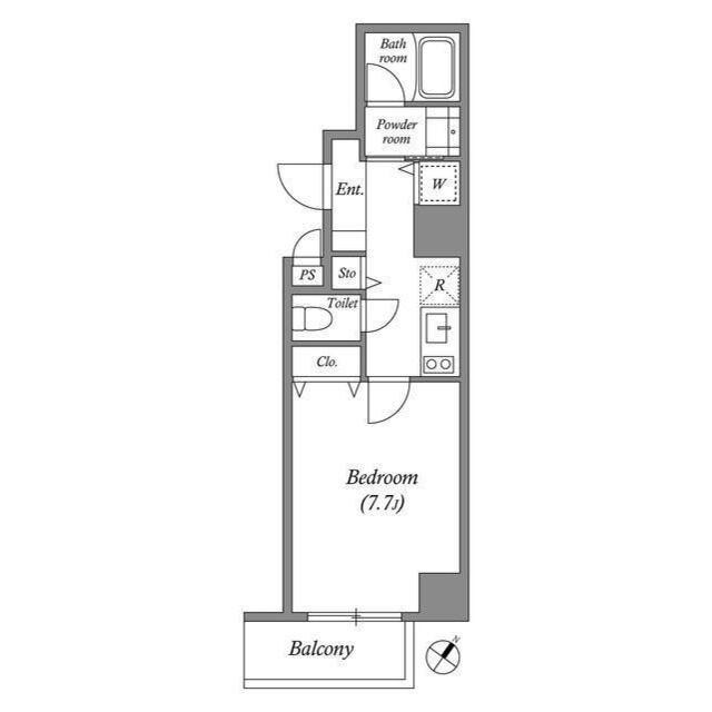 深江駅 徒歩2分 3階の物件間取画像