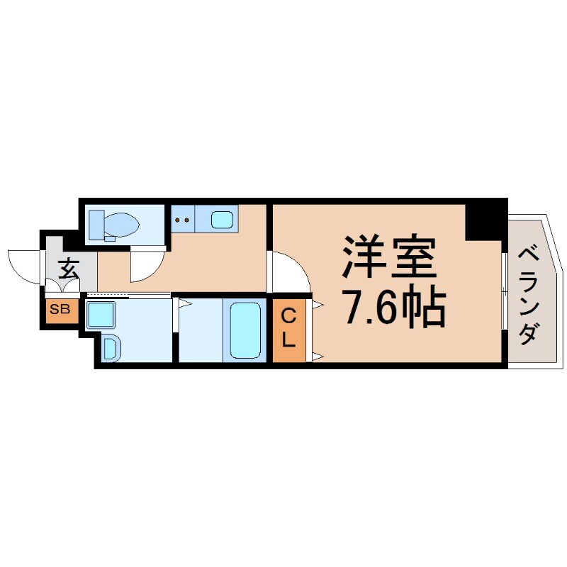 姫島駅 徒歩7分 4階の物件間取画像