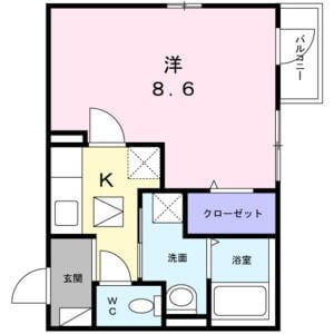 武庫之荘駅 徒歩13分 2階の物件間取画像