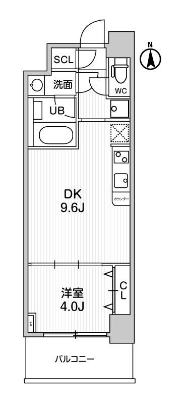 LaDouceur西宮北口の物件間取画像