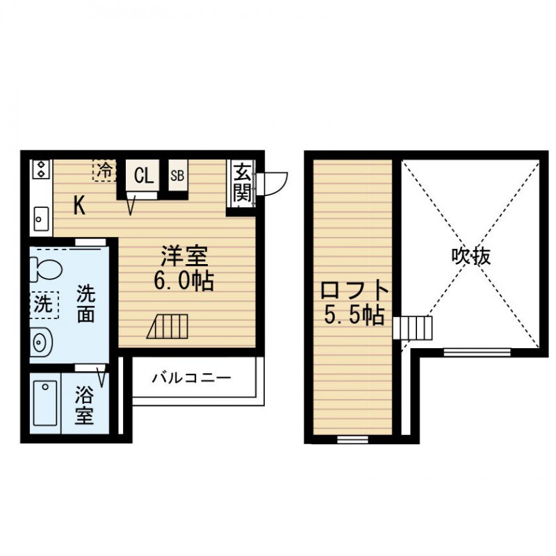 アプローゼの物件間取画像