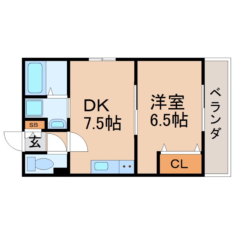 塚口駅 徒歩7分 2階の物件間取画像