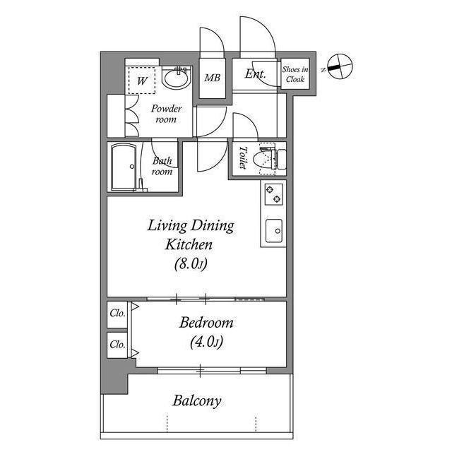 加島駅 徒歩10分 8階の物件間取画像