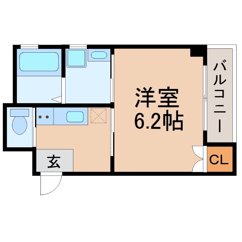 杭瀬駅 徒歩3分 3階の物件間取画像