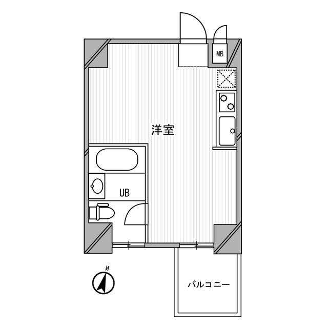 三ノ宮駅 徒歩4分 4階の物件間取画像