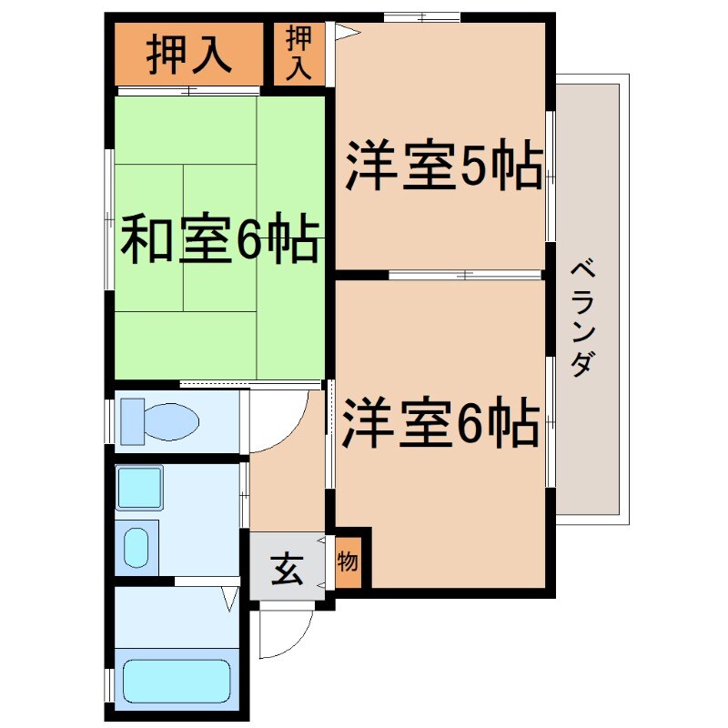 武庫川駅 徒歩3分 1階の物件間取画像