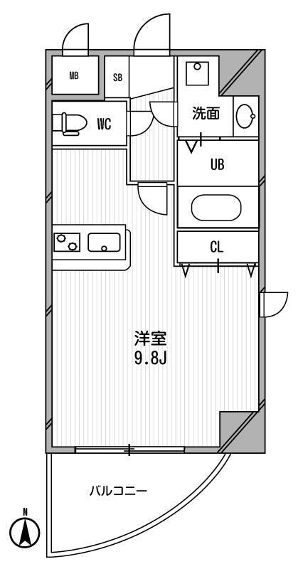 本町駅 徒歩5分 3階の物件間取画像