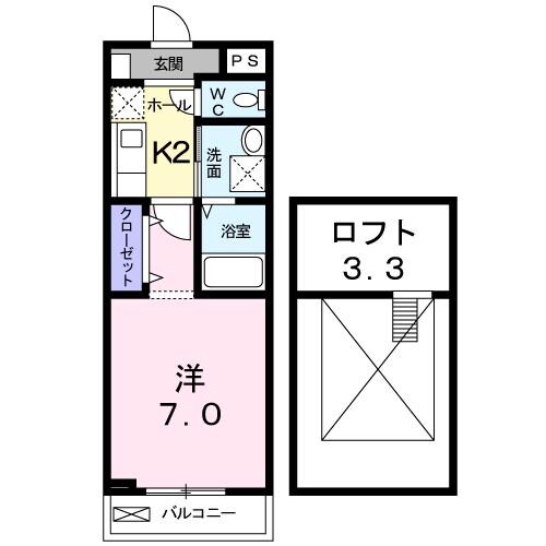 吹田駅 徒歩10分 2階の物件間取画像