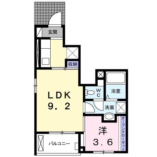 江坂駅 徒歩15分 1階の物件間取画像