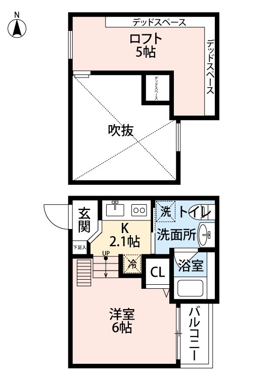 放出駅 徒歩12分 1階の物件間取画像