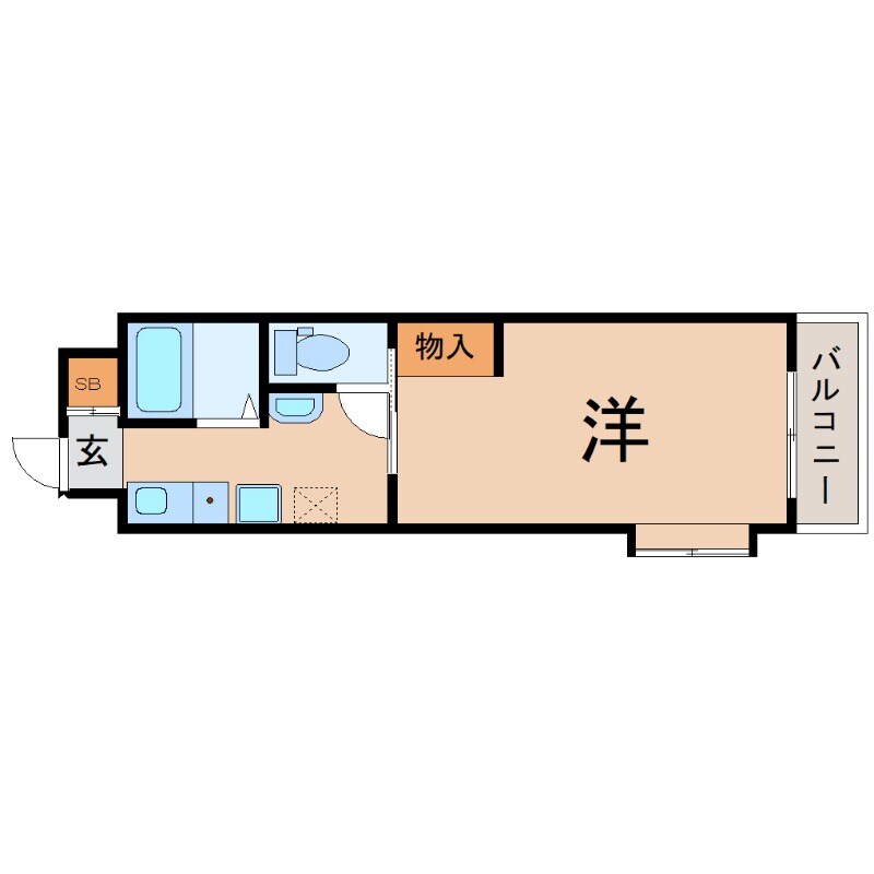 LakiaApartment夙川の物件間取画像