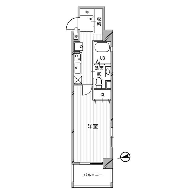 兵庫駅 徒歩8分 6階の物件間取画像