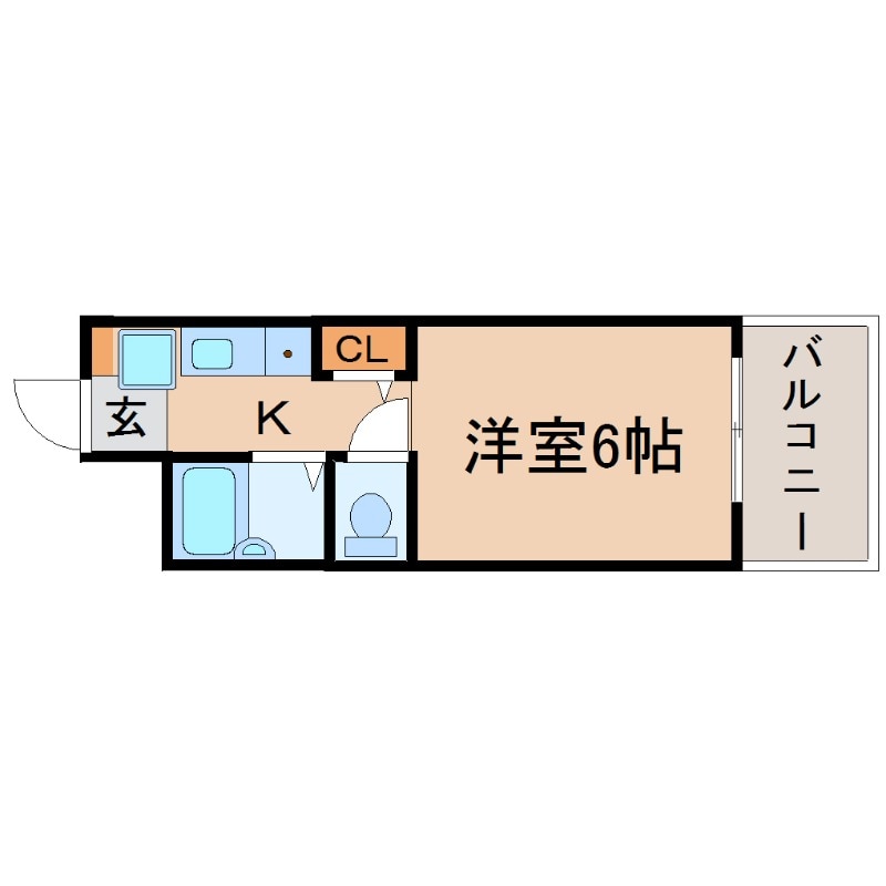 東鳴尾駅 徒歩4分 5階の物件間取画像