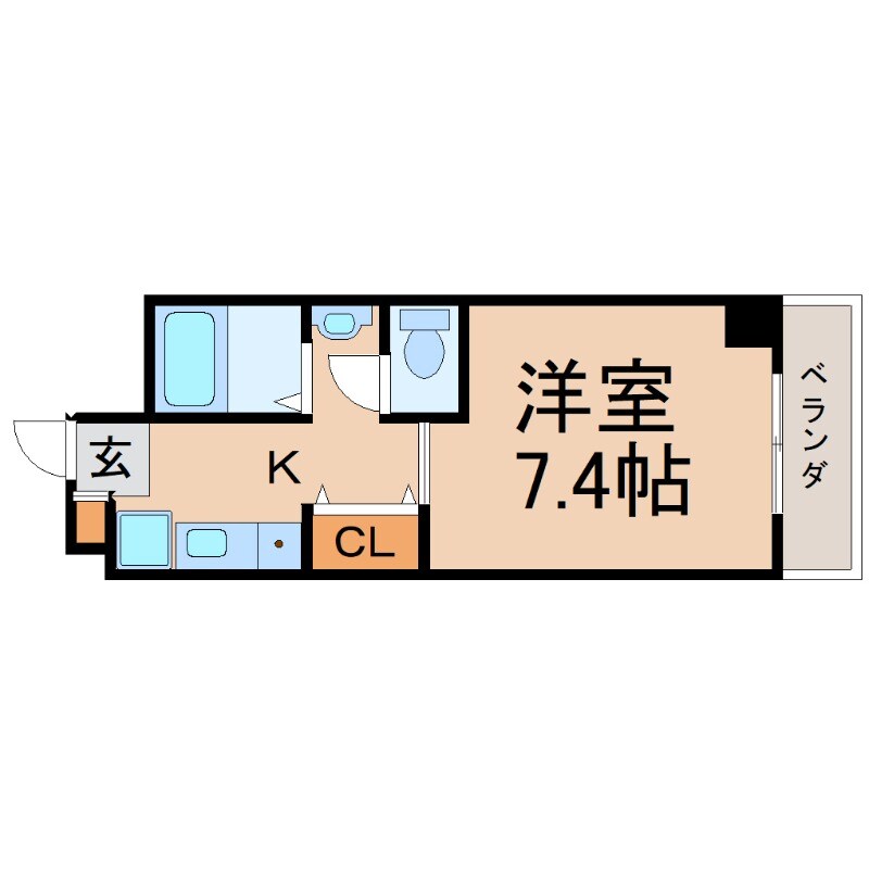 アンボワーズ武庫川の物件間取画像
