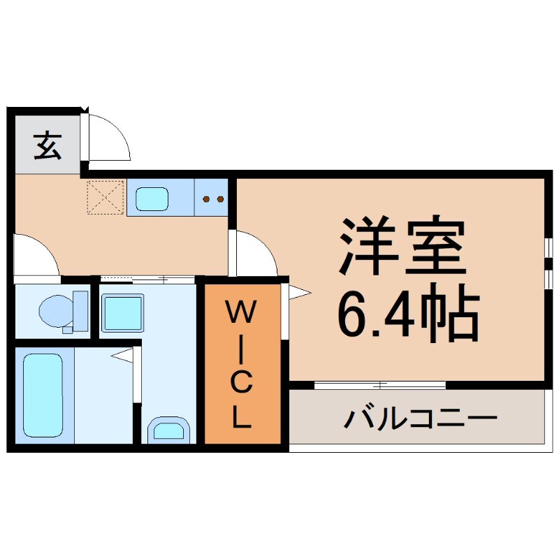 立花駅 徒歩8分 3階の物件間取画像