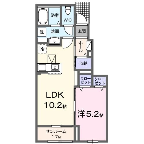 伊丹駅 徒歩15分 1階の物件間取画像