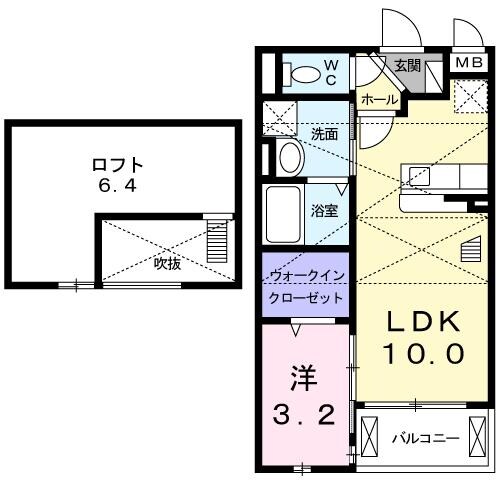 中山寺駅 徒歩20分 2階の物件間取画像