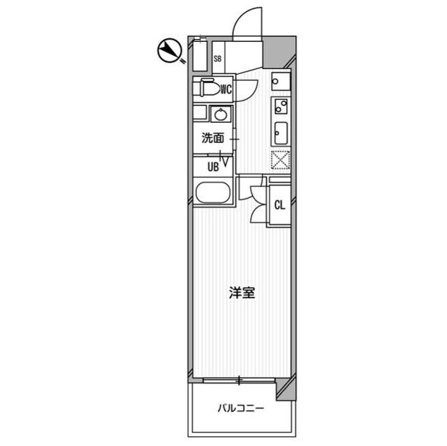 アルファレガロ神戸ウエストの物件間取画像