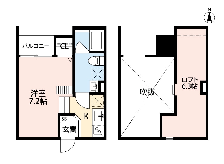 八戸ノ里駅 徒歩15分 1階の物件間取画像