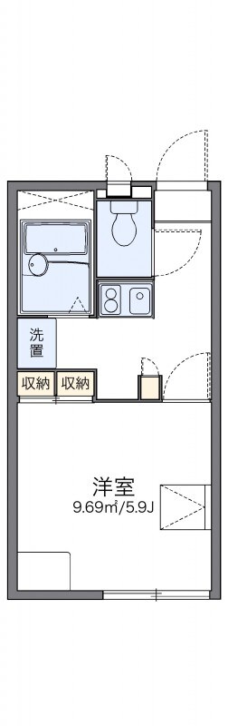 レオパレス三田ウチダの物件間取画像