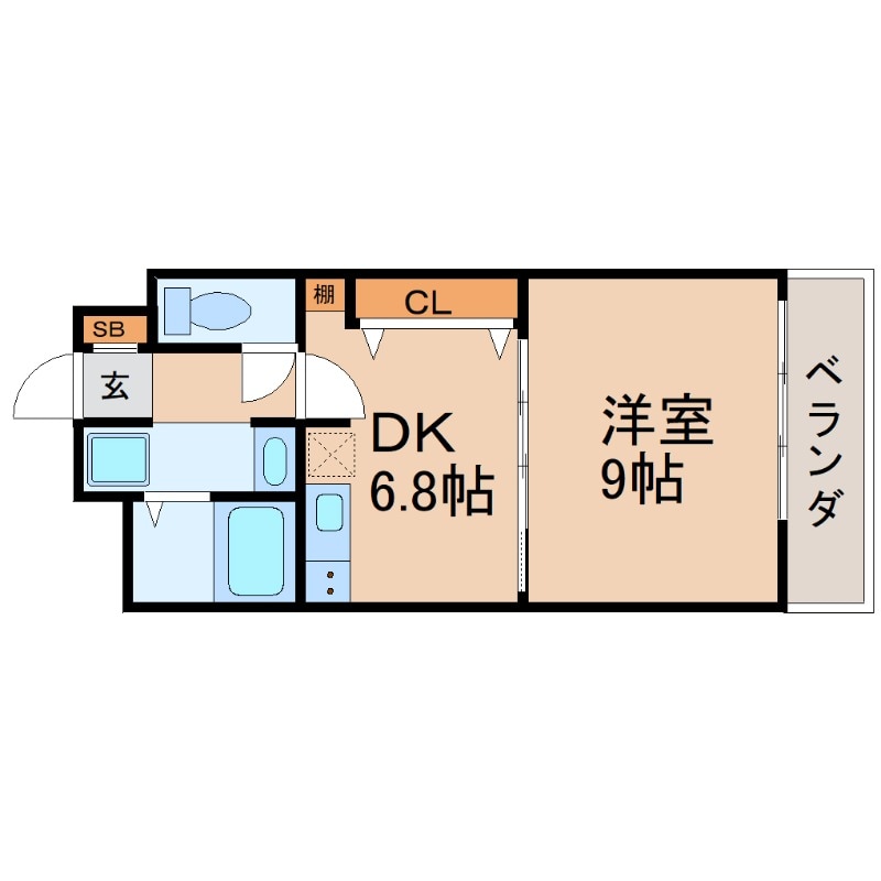 プロヴァンスの物件間取画像