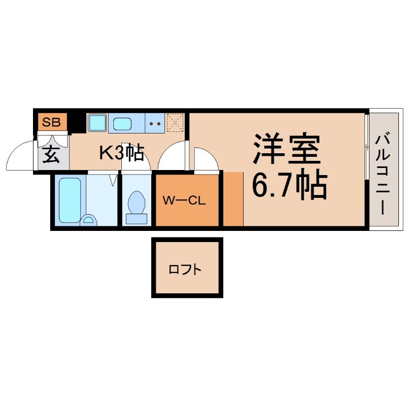 第2塚口館の物件間取画像