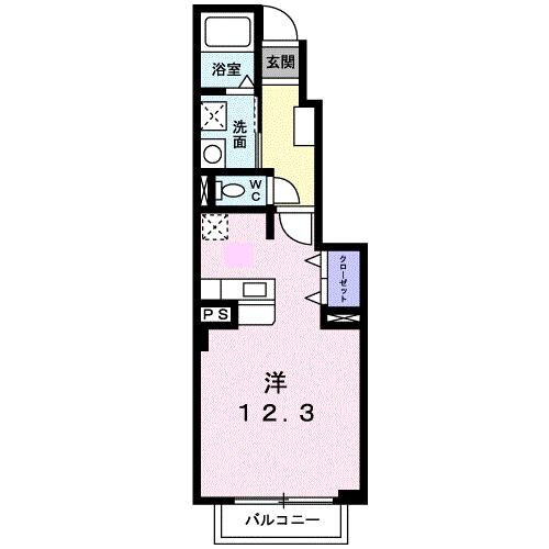 少路駅 徒歩13分 1階の物件間取画像