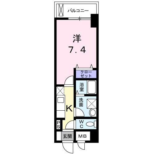 北加賀屋駅 徒歩5分 1階の物件間取画像