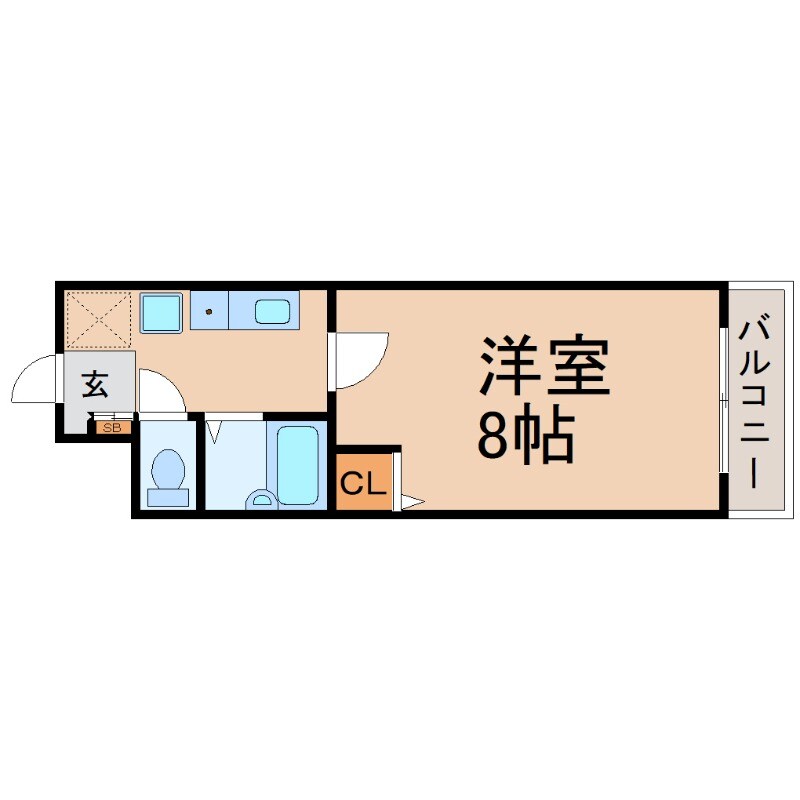 塚本駅 徒歩3分 1階の物件間取画像