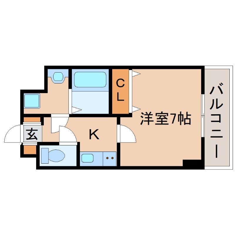 塚口駅 徒歩8分 5階の物件間取画像