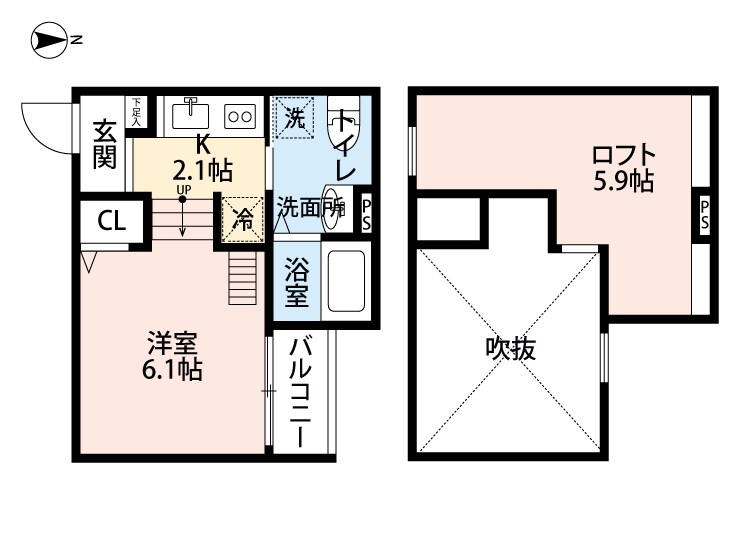 兵庫駅 徒歩10分 1階の物件間取画像