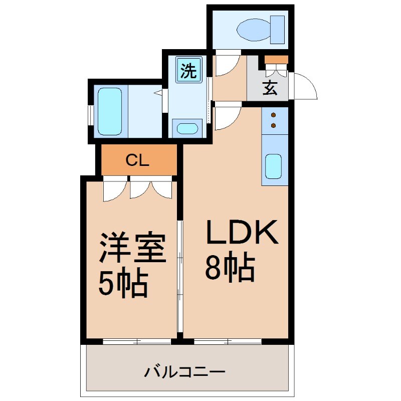 西宮駅 徒歩2分 4階の物件間取画像