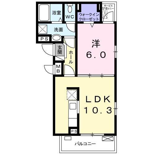 クレスト神崎川の物件間取画像